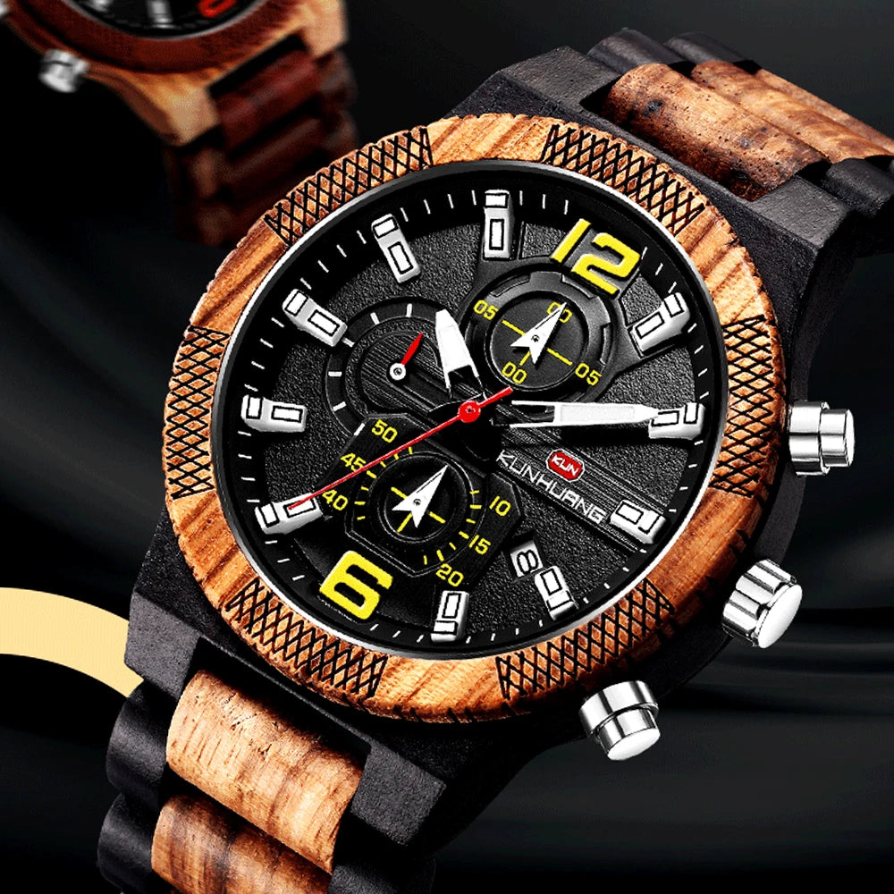 Rare Hour | ZHAOFU — Wooden Chronograph