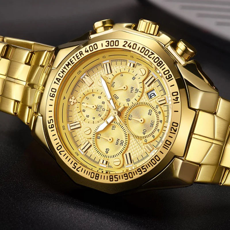 Rare Hour | WWOOR — Gold Chronograph