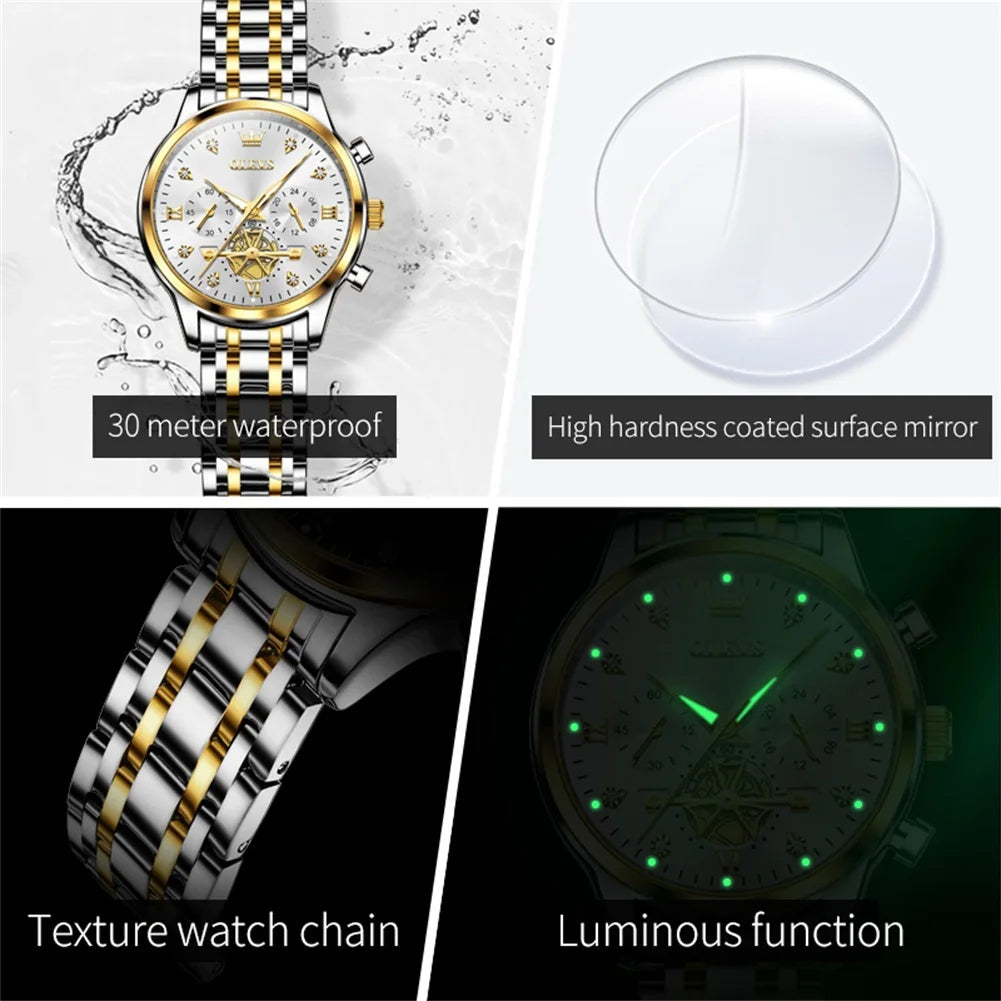 Rare Hour | OLEVS — Women's Chronograph Quartz