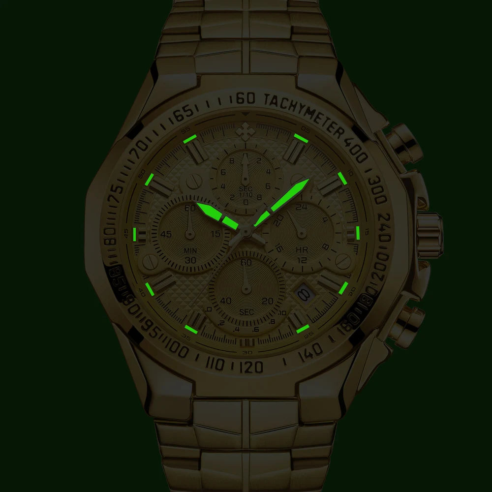 Rare Hour | WWOOR — Gold Chronograph
